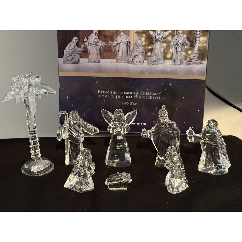 Robert Stanley The Promise of Christmas 8 Pc Nativity Set w/ Box 2013